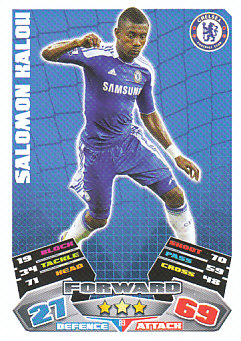 Salomon Kalou Chelsea 2011/12 Topps Match Attax #89